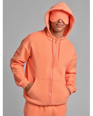 Comfrt Airplane Mode Travel Zip Hoodie - Orange