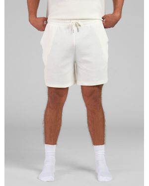 Comfrt Waffle Lounge 7" Short - White