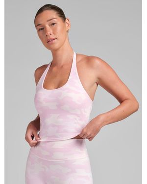 Comfrt Core Halter Tank - Pink