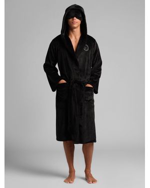 Comfrt Do Not Disturb Dreamday Plush Robe - Black