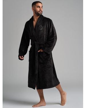 Comfrt Dreamday Plush Robe - Black