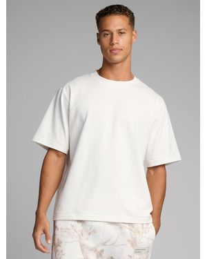Comfrt Basic Heavyweight Boxy Tee Shirt - White