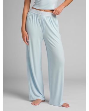 Comfrt Slinky Rib Lounge Pant - Blue