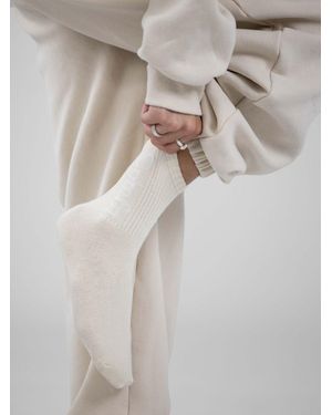 Comfrt Signature Mid Length Socks - White