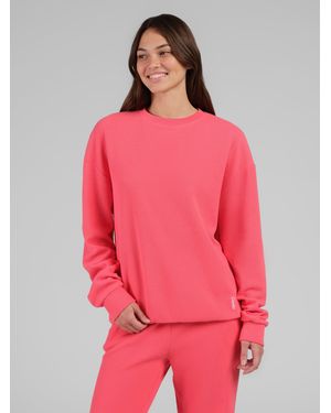 Comfrt Waffle Lounge Long Sleeve - Pink