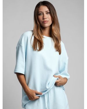 Comfrt Waffle Lounge Tee Shirt - White