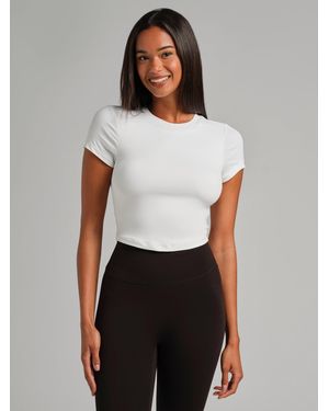 Comfrt Core Crop Tee - White