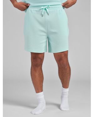 Comfrt Waffle Lounge 7" Short - Blue