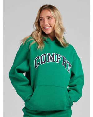 Comfrt Varsity Hoodie - Green
