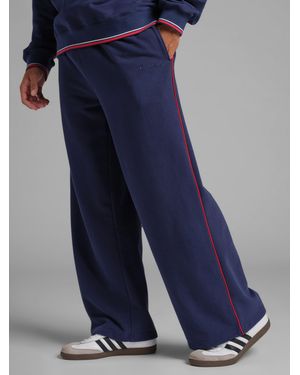 Comfrt Laid Back Halo Lightweight Wide Leg Pant - Blue