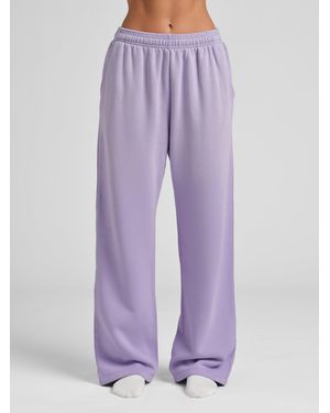 Comfrt Sunwashed Straight Leg Sweatpants - Purple