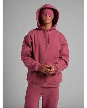 Comfrt Airplane Mode Travel Zip Hoodie – Mega - Red