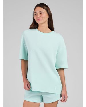 Comfrt Waffle Lounge Tee Shirt - Green