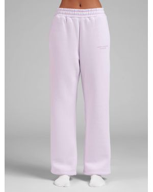 Comfrt Pastel Straight Leg Sweatpants - Pink