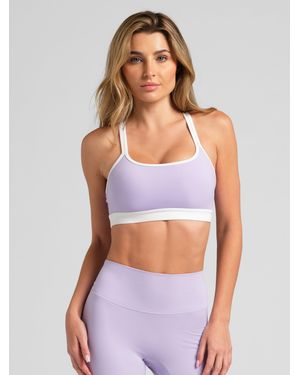 Comfrt Core Strappy Bra - Purple