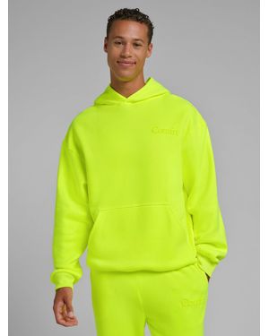 Comfrt Neon Minimalist Hoodie – Mega - Green