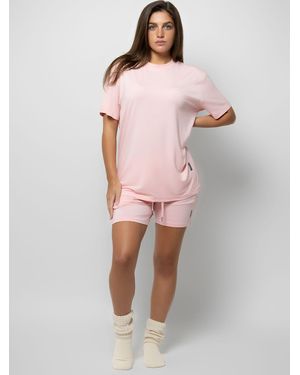 Comfrt Cloud Lounge Tee Shirt - Pink