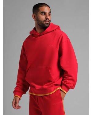 Comfrt Laid Back Halo Lightweight Hoodie - Red