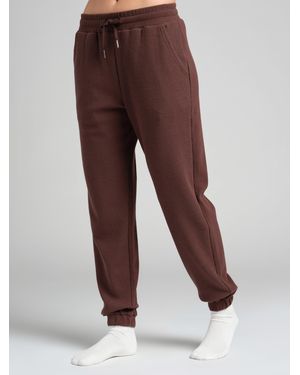 Comfrt Waffle Lounge Jogger - Brown