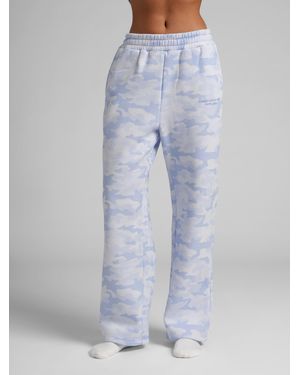 Comfrt Pastel Straight Leg Sweatpants - Blue