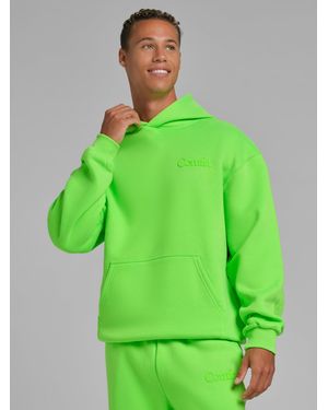 Comfrt Neon Minimalist Hoodie – Mega - Green