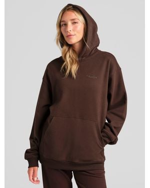 Comfrt Halo Lightweight Oversized Hoodie - Brown