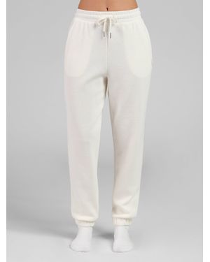 Comfrt Waffle Lounge Jogger - White