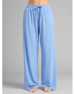 Comfrt Rib Contour Pants - Blue