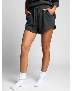 Comfrt Waffle Lounge Short - Black