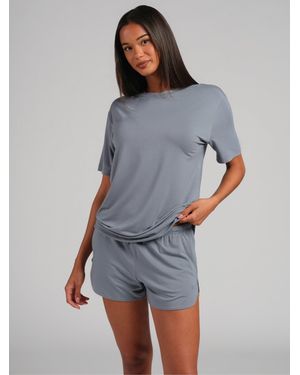 Comfrt Cloud Lounge Tee Shirt - Blue