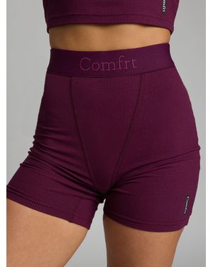 Comfrt Rib Contour Boxer - Purple