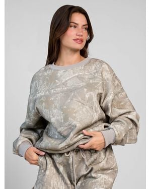 Comfrt Camo Crew Sweatshirt - Gray
