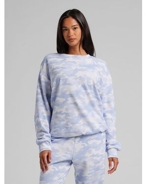 Comfrt Waffle Lounge Long Sleeve - Blue