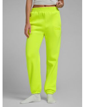 Comfrt Neon Minimalist Sweatpants - Yellow