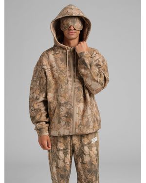 Comfrt Airplane Mode Travel Zip Hoodie – Mega - Natural