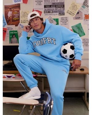 Comfrt Varsity Hoodie - Blue