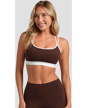 Comfrt Core Strappy Bra - Brown