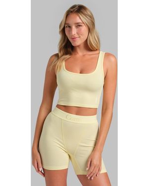 Comfrt Rib Contour Crop Tank - Multicolor