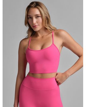 Comfrt Core Strappy Crop Tank - Pink