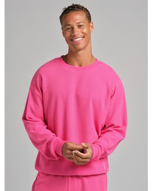 Comfrt Waffle Lounge Long Sleeve - Pink