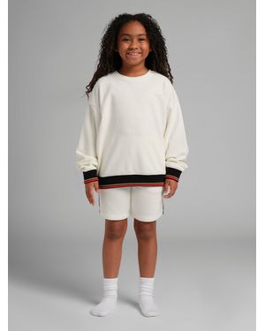 Comfrt Laid Back Kids Halo Lightweight Short - White