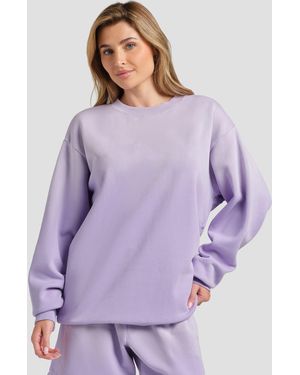 Comfrt Sunwashed Crew Sweatshirt - Purple