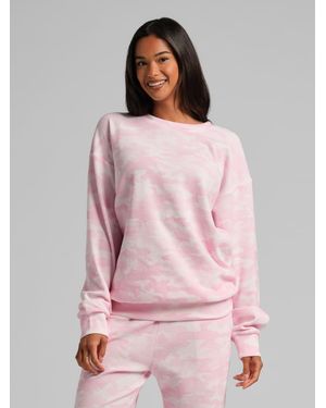 Comfrt Waffle Lounge Long Sleeve - Pink