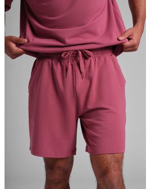 Comfrt Luxe Terry Short - Red
