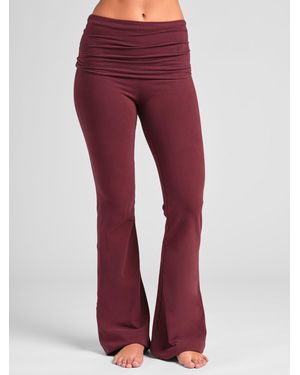 Comfrt Softstretch Foldover Pant - Red
