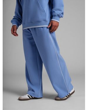 Comfrt Laid Back Halo Lightweight Wide Leg Pant - Blue