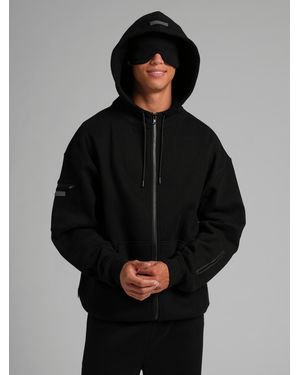 Comfrt Airplane Mode Travel Zip Hoodie – Mega - Black