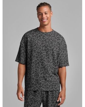 Comfrt Waffle Lounge Tee Shirt - Gray