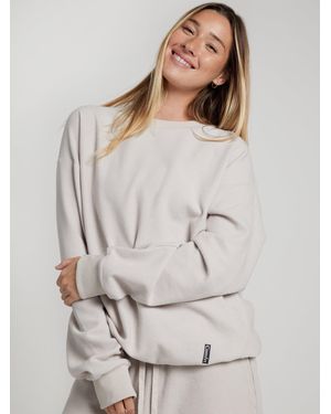 Comfrt Waffle Lounge Long Sleeve - White