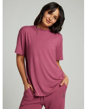 Comfrt Cloud Lounge Tee Shirt - Pink